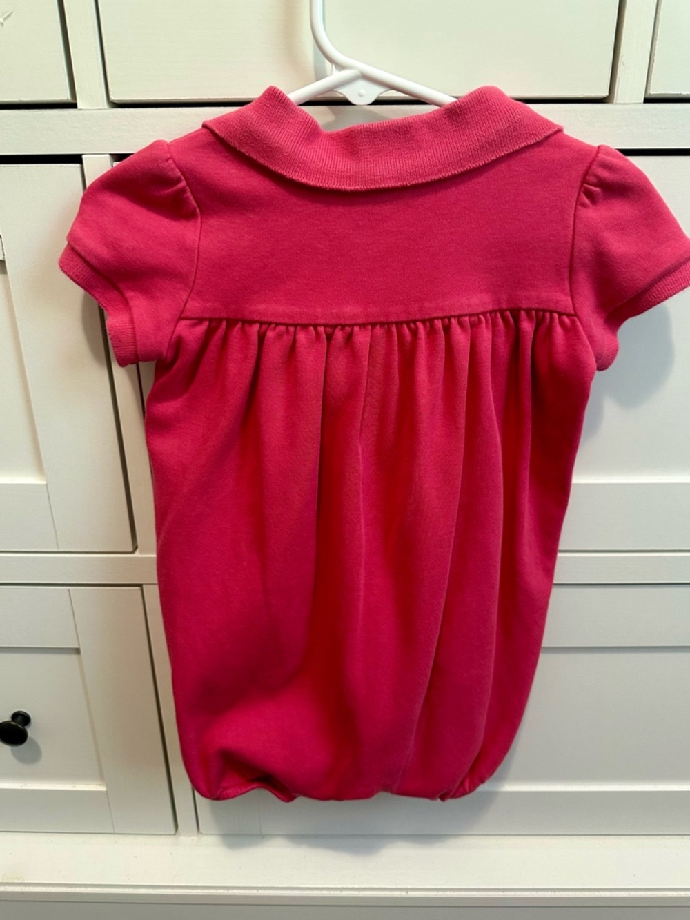 Ralph Lauren - Pink Girls Collared Bubble Romper - Perfect Condition! - Picture 4 of 4